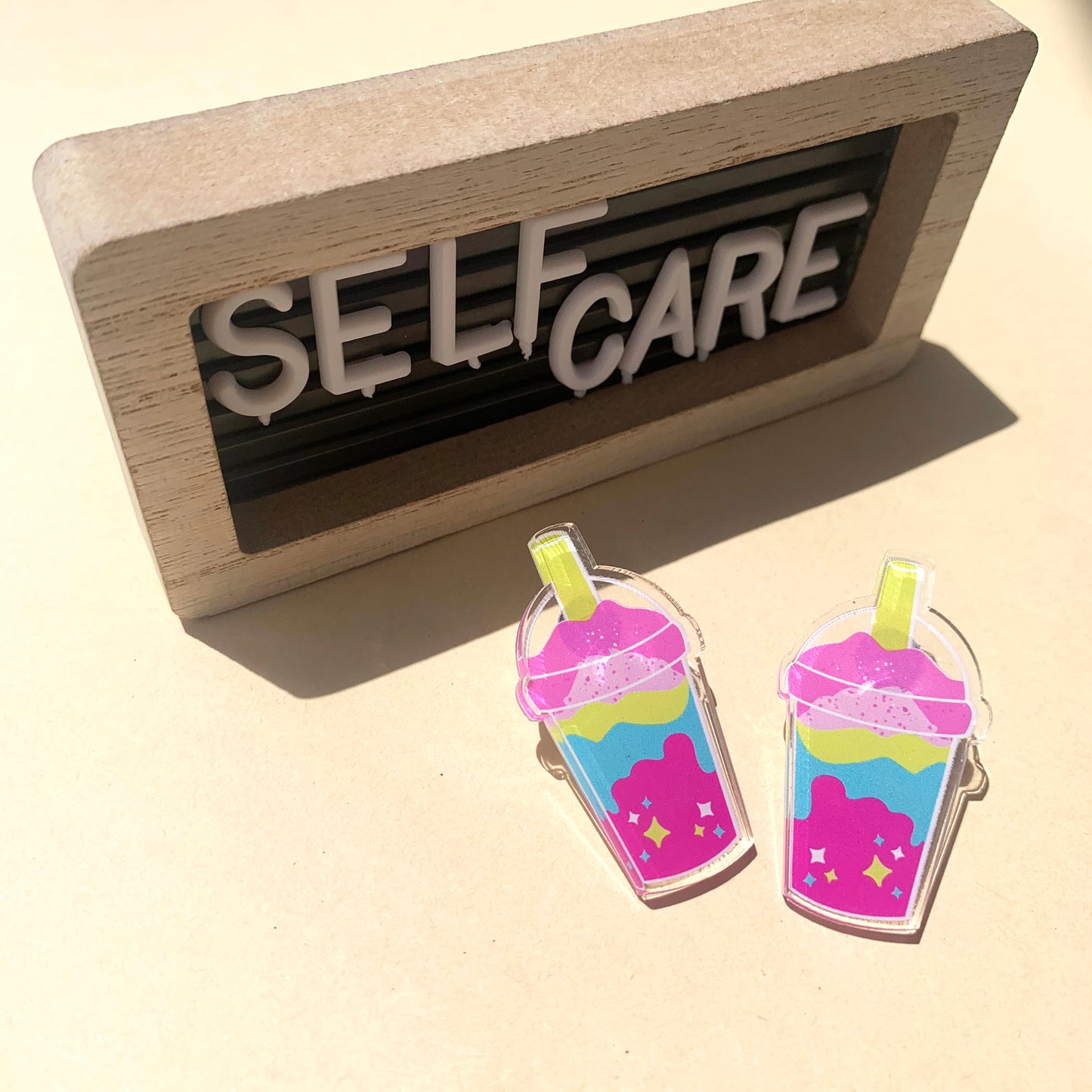 Self-care drink studs